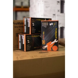 Рукавички нітрилові міцні Grip Orange 9,8 г Помаранчеві 90/100 шт