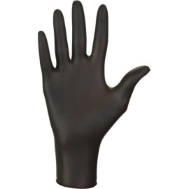 Рукавички нітрилові Mercator Nitrylex Black Чорні 100 шт