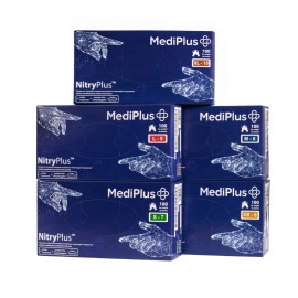 Рукавички нітрилові MediPlus NitryPlus Violet 3,9 г Фіолетові 100 шт