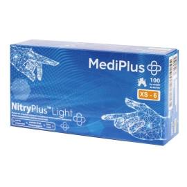 Рукавички нітрилові MediPlus NitryPlus Light 3,4 г Сині 100 шт