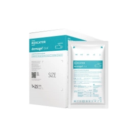 Рукавички хірургічні латексні Mercator Dermagel Dual Кремові 1 пара